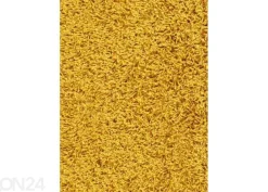 Narma pitkäkarvainen matto Spice™ keltainen pyöreä Ø 133 cm