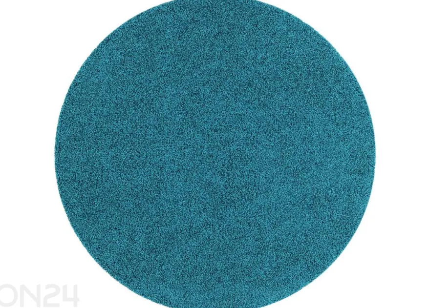 Narma pitkäkarvainen matto Spice™ petrooli pyöreä Ø 133 cm
