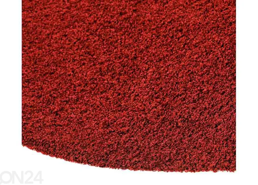 Narma pitkäkarvainen matto Spice™ punainen pyöreä Ø 133 cm
