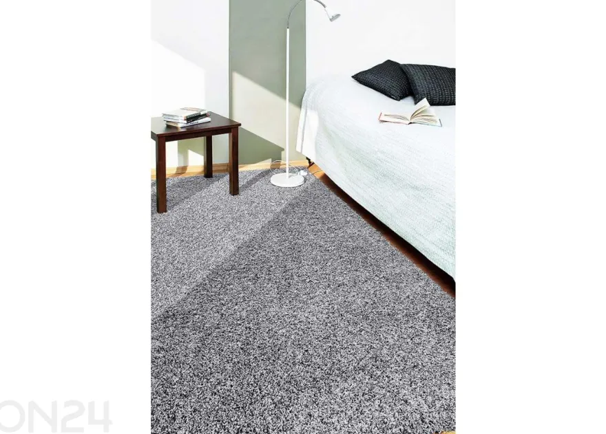 Narma pitkäkarvainen matto Spice™ harmaa pyöreä Ø 133 cm