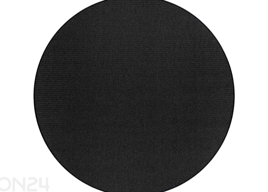 Narma sileäkudosmatto Bello™ black pyöreä Ø 160 cm