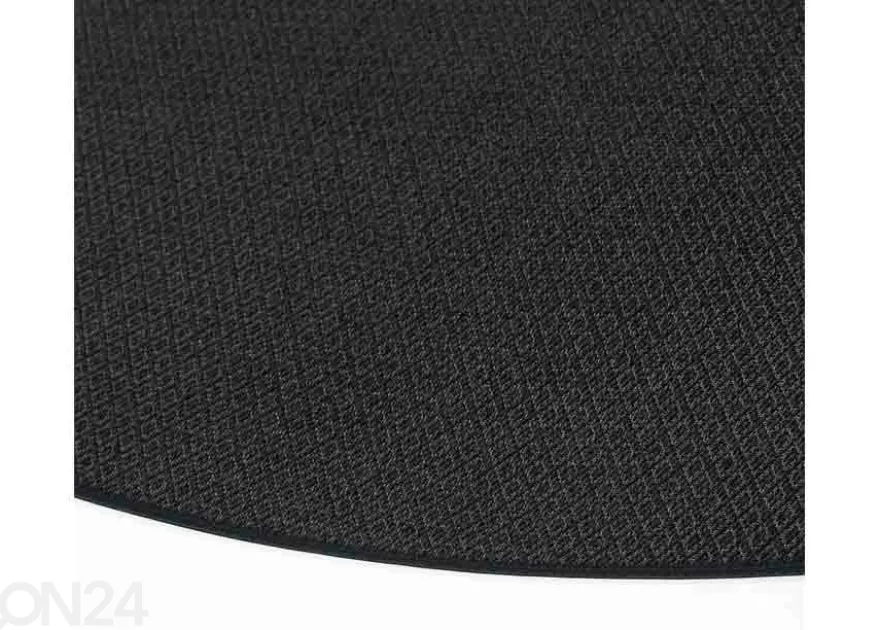 Narma sileäkudosmatto Bello™ black pyöreä Ø 160 cm