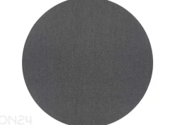 Narma sileäkudosmatto Bello™, hiilenharmaa ja pyöreä Ø 160 cm