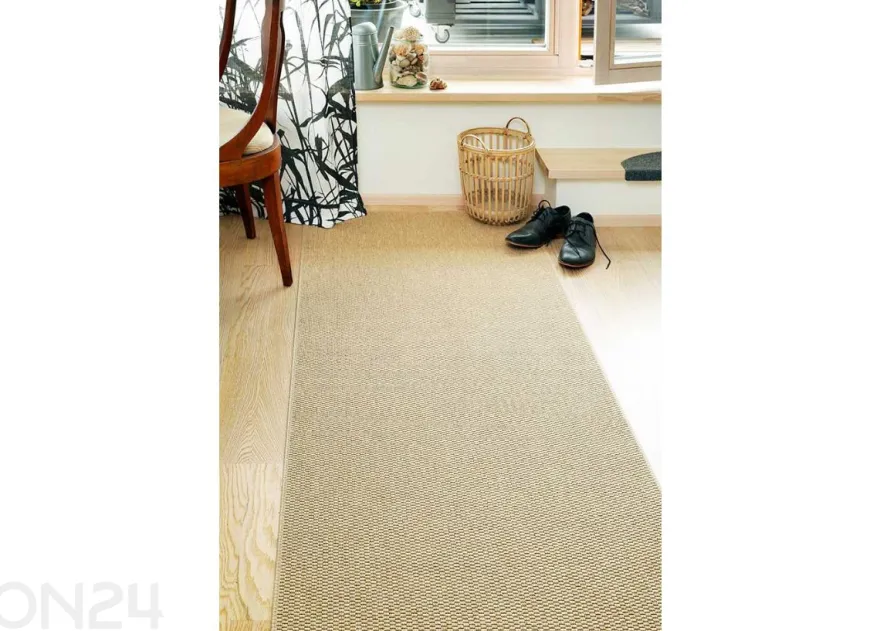 Narma sileäkudosmatto Bono™ beige, pyöreä Ø 160 cm