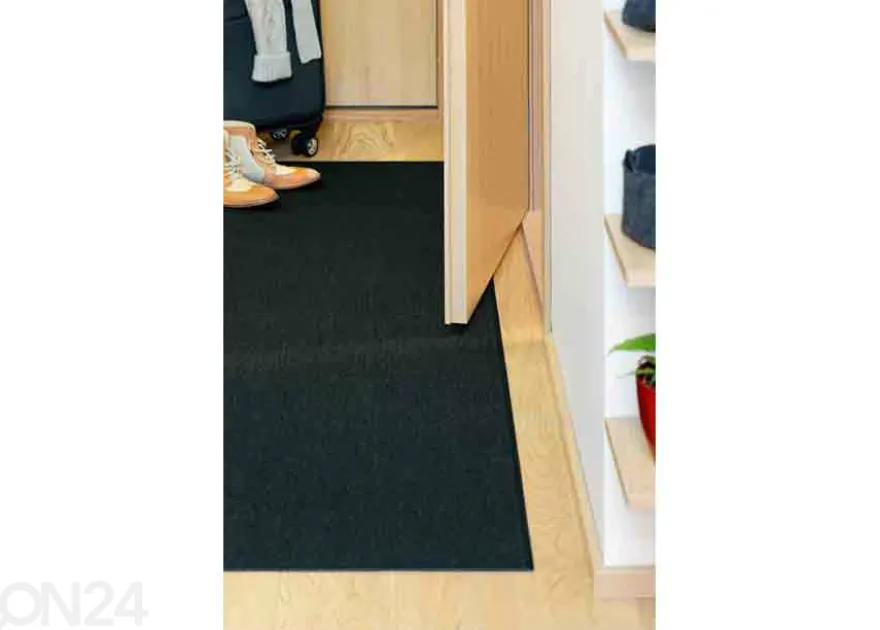 Narma sileäkudosmatto Bono™ black 60x80 cm
