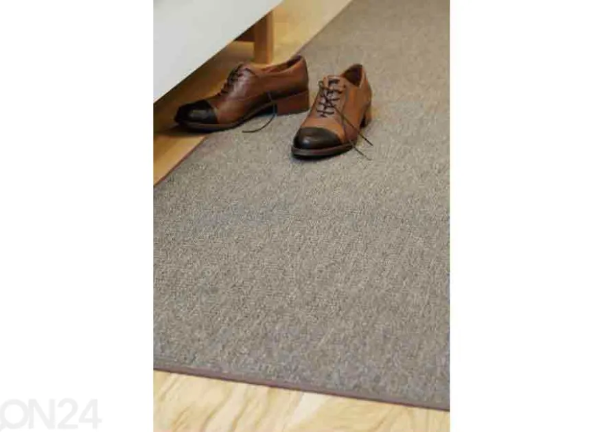 Narma sileäkudosmatto Credo™ brown 60x80 cm