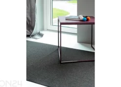 Narma sileäkudosmatto Credo™ black pyöreä Ø 160 cm