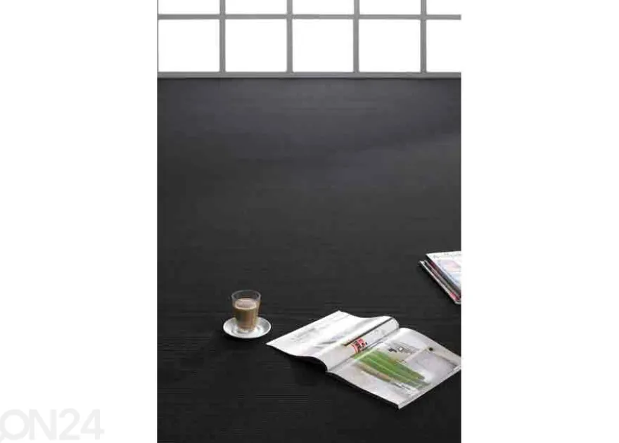 Narma sileäkudosmatto Credo™ black pyöreä Ø 160 cm