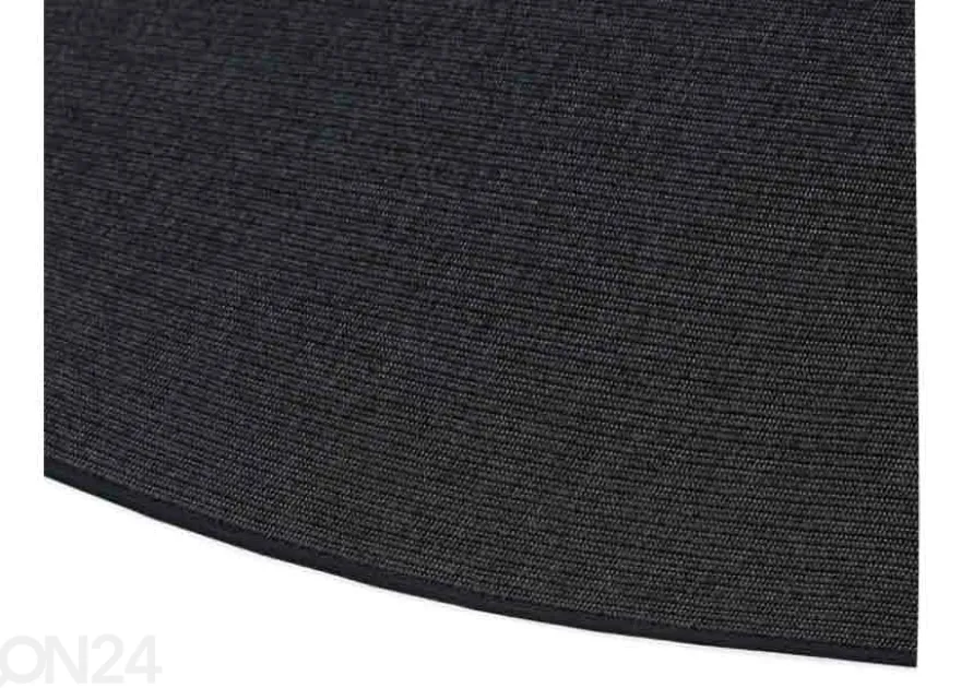 Narma sileäkudosmatto Credo™ black pyöreä Ø 160 cm