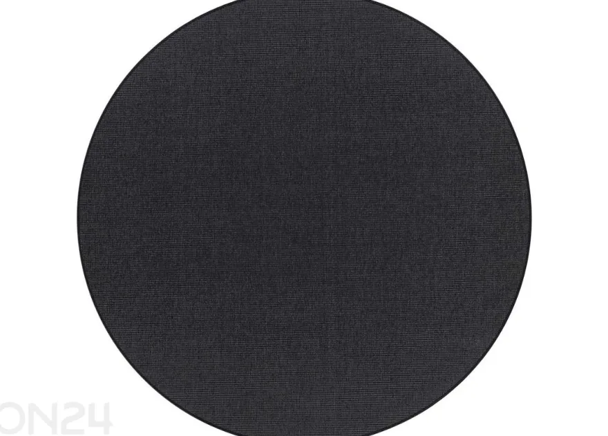 Narma sileäkudosmatto Credo™ black pyöreä Ø 160 cm