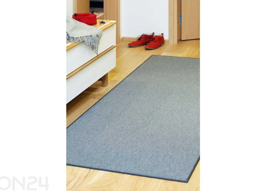 Narma sileäkudosmatto Credo™ grey pyöreä Ø 160 cm