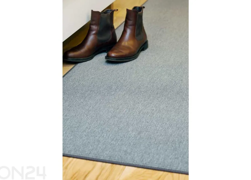 Narma sileäkudosmatto Credo™ grey pyöreä Ø 160 cm