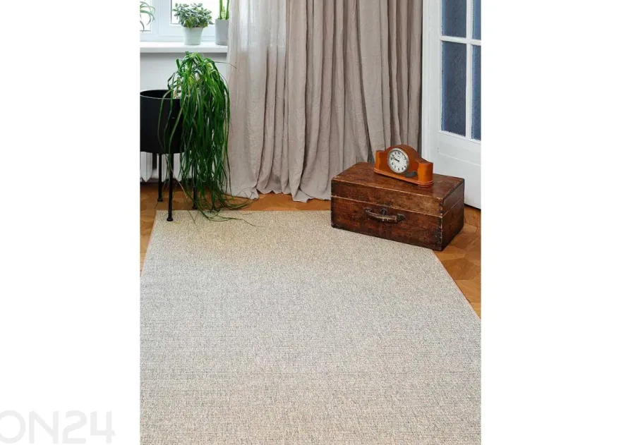 Narma sileäkudosmatto Credo™ sand pyöreä Ø 160 cm