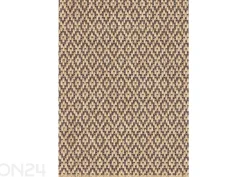 Narma sileäpintainen matto Bello™ beige pyöreä Ø 160 cm