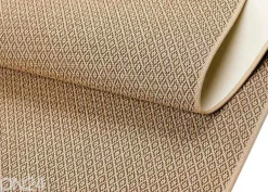 Narma sileäpintainen matto Bello™ beige pyöreä Ø 160 cm