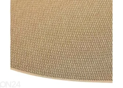 Narma sileäpintainen matto Bello™ beige pyöreä Ø 160 cm