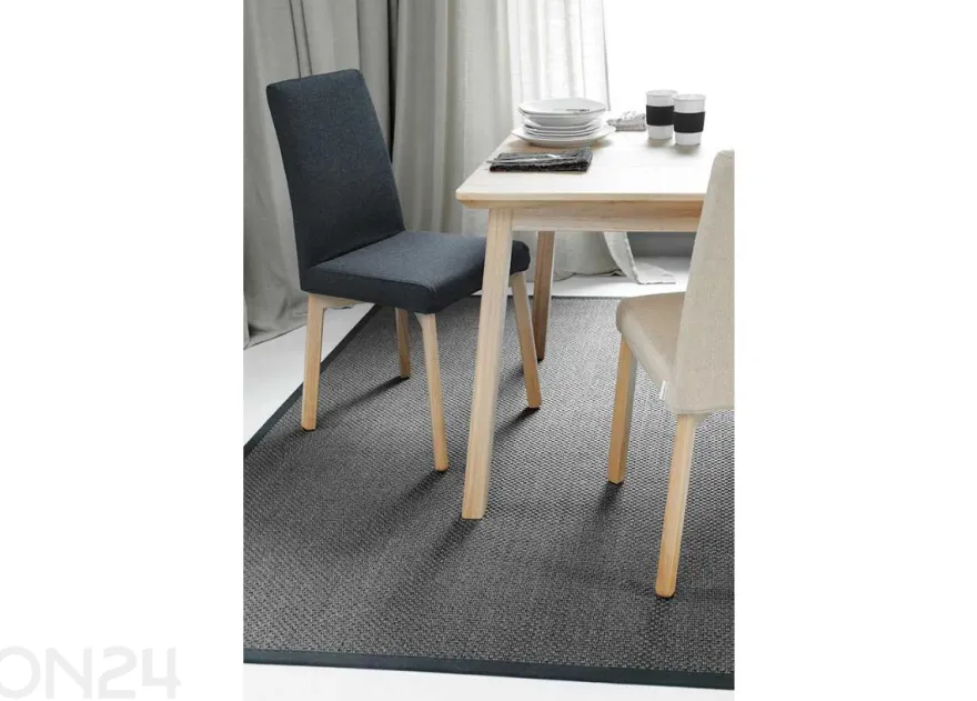 Narma sisalmatto Dragon™ antrasiitti 80x160 cm