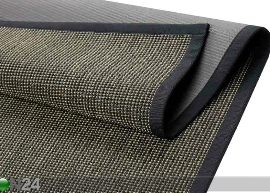 Narma sisalmatto Livos™ musta-ruskea 80x160 cm