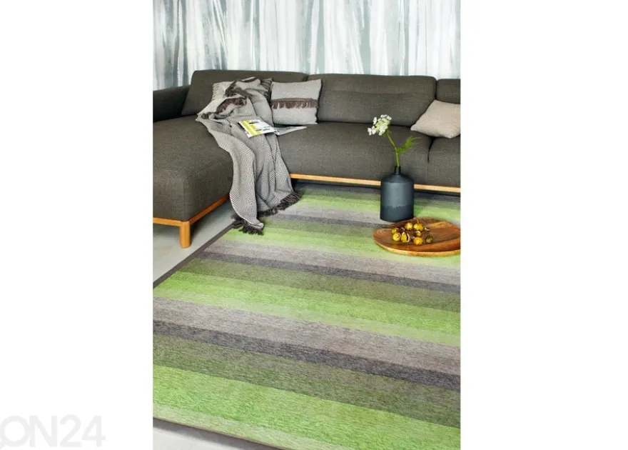 Narma smartWeave® matto Luke green 100x160 cm