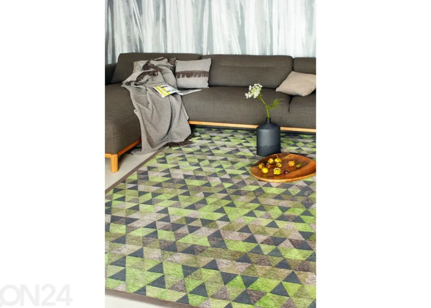 Narma smartWeave® matto Luke green 100x160 cm