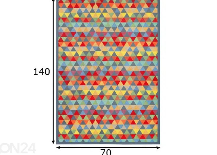 Narma smartWeave® matto Luke multi 70x140 cm