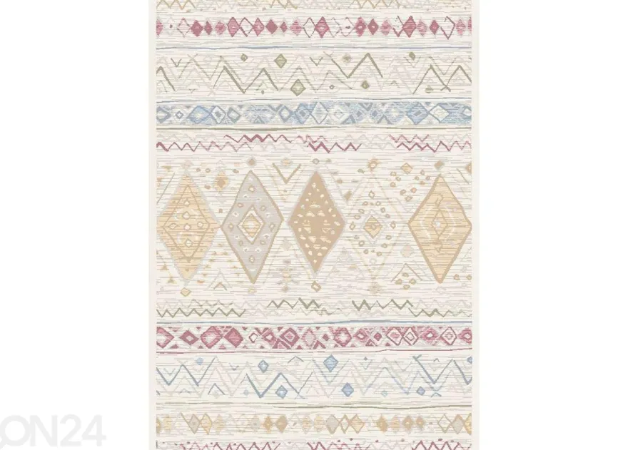 NARMA smartWeave® matto Mooste white multi 140x200 cm