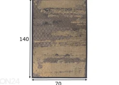 Narma smartWeave® matto Nehatu gold 70x140 cm