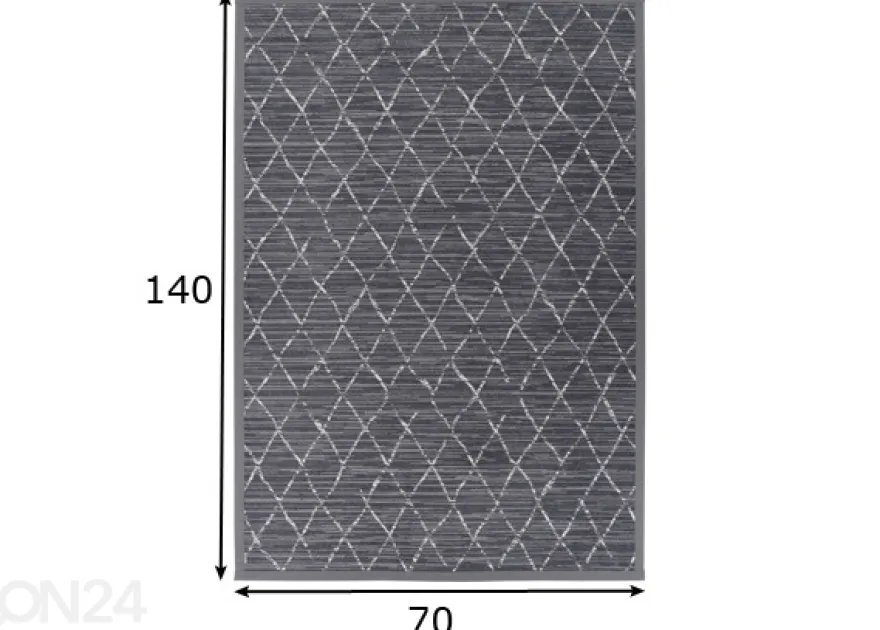 Narma smartWeave® matto Vao grey 70x140 cm