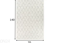 Narma smartWeave® matto Vao white 70x140 cm