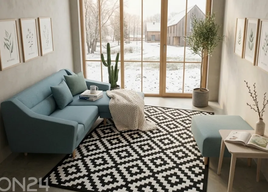 Narma smartWeave® matto Viki black 70x140 cm