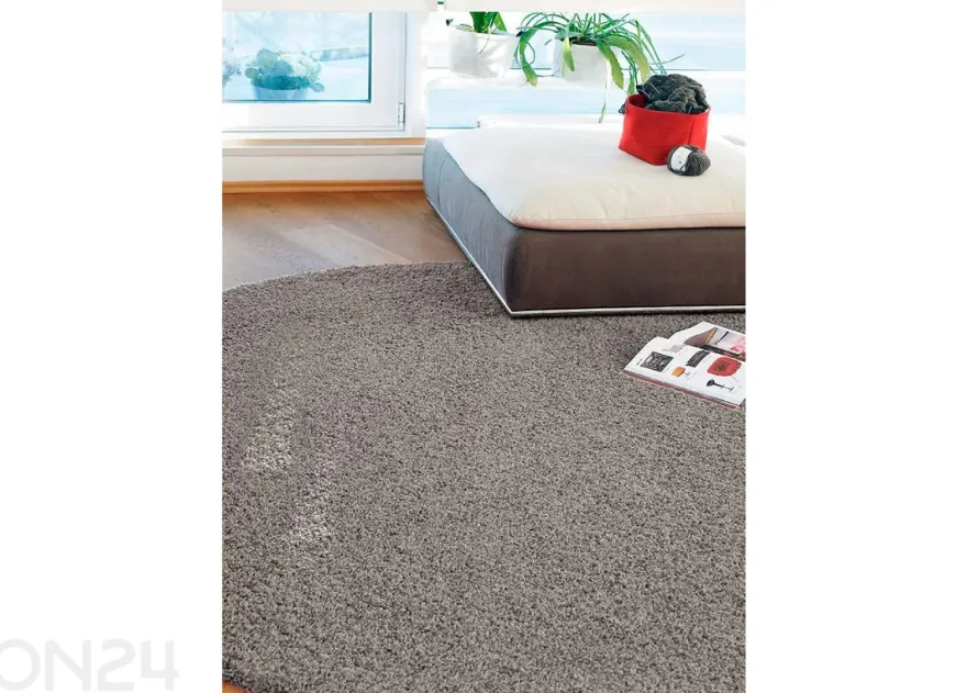 Narma tuftattu matto Sweet™ greige pyöreä Ø 133 cm