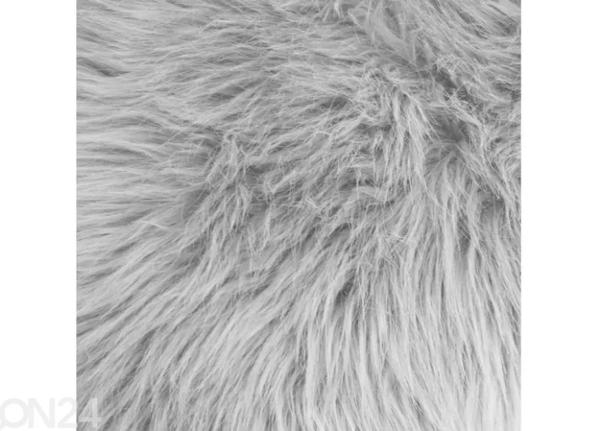 Narma Vegan Fur plyysimatto Dolly silver 60x90 cm