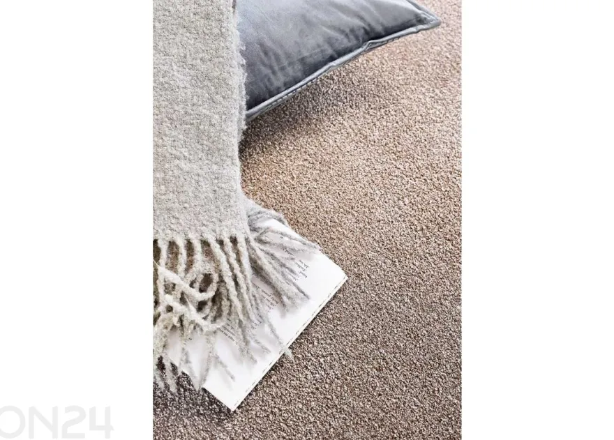 Narma velour matto Noble™ beige pyöreä Ø 133 cm