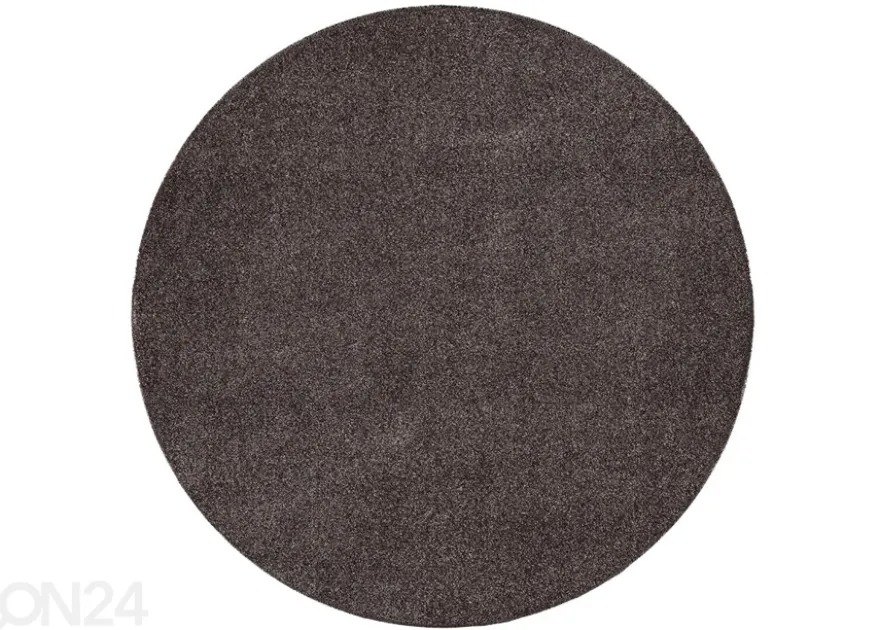 Narma velour matto Noble™ brown pyöreä Ø 133 cm