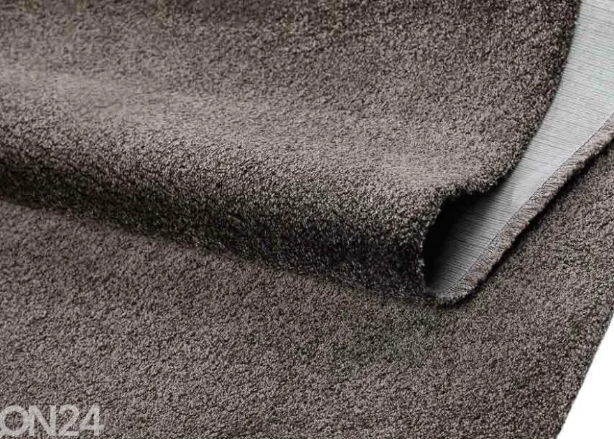 Narma velour matto Noble™ brown pyöreä Ø 133 cm