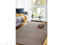Narma velour matto Noble™ brown pyöreä Ø 133 cm