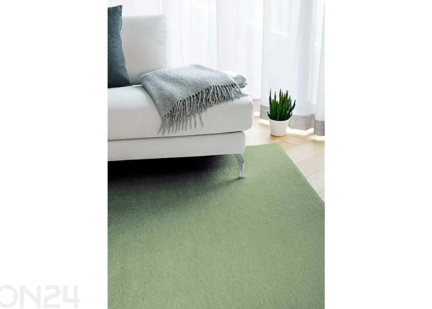 Narma velour matto Noble™ green 67x133 cm
