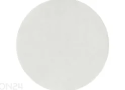Narma velour matto Noble™ white pyöreä Ø 133 cm