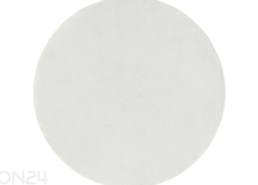 Narma velour matto Noble™ white pyöreä Ø 133 cm