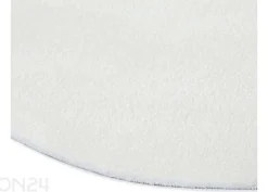 Narma velour matto Noble™ white pyöreä Ø 133 cm