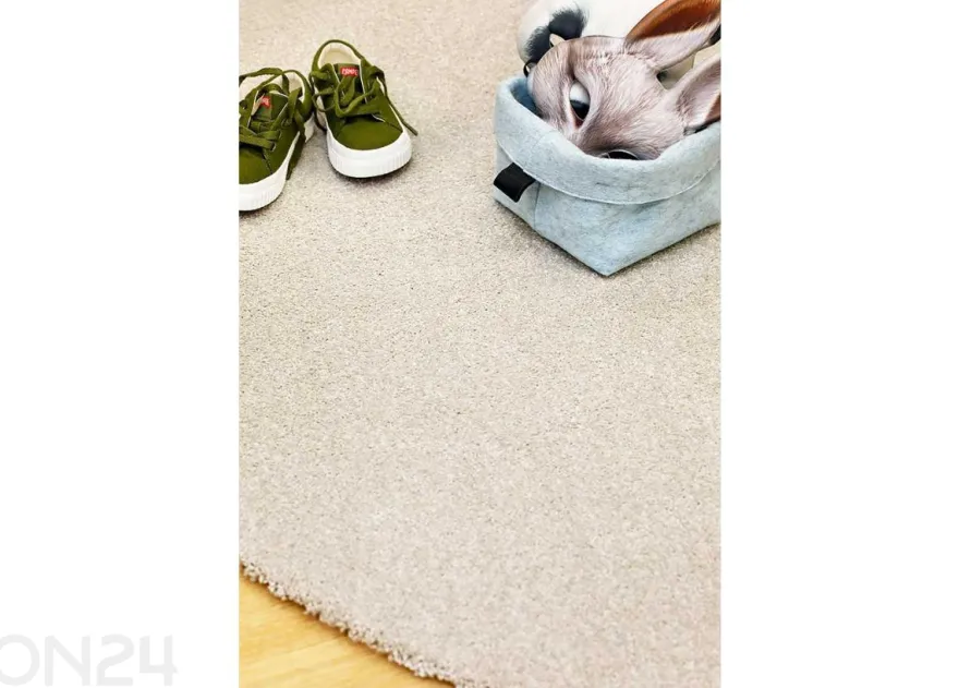 Narma velourmatto Wow™ pyöreä cream Ø 133 cm