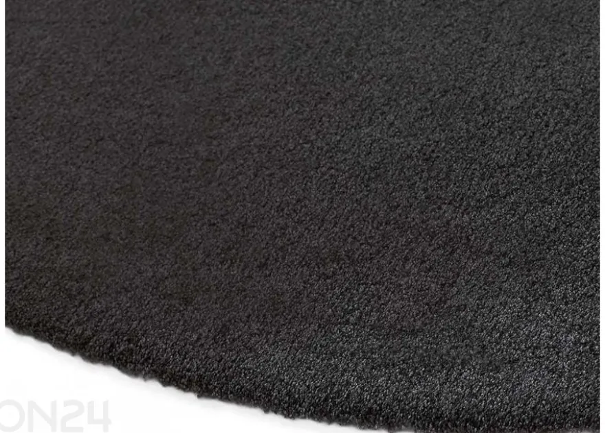 Narma veluurimatto Noble™ pyöreä carbon Ø 133 cm