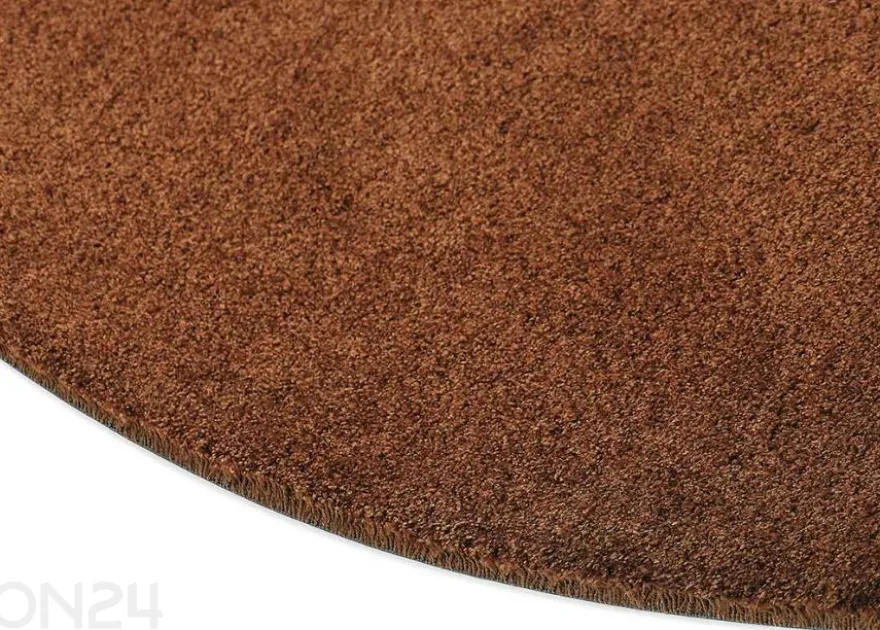 Narma veluurimatto Noble™ pyöreä caramel Ø 133 cm