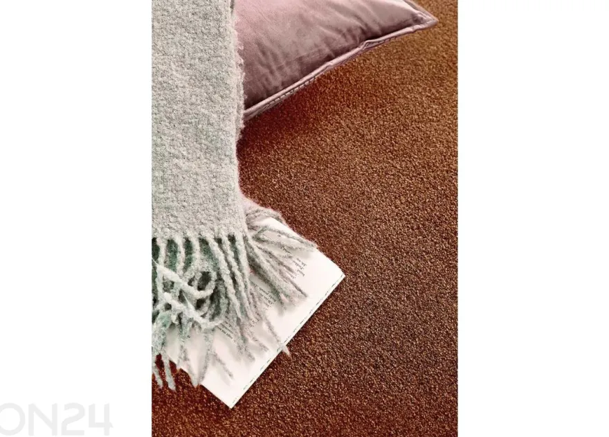Narma veluurimatto Noble™ pyöreä caramel Ø 133 cm