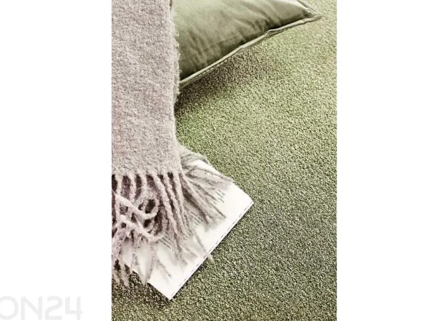 Narma veluurimatto Noble™ pyöreä sage Ø 133 cm