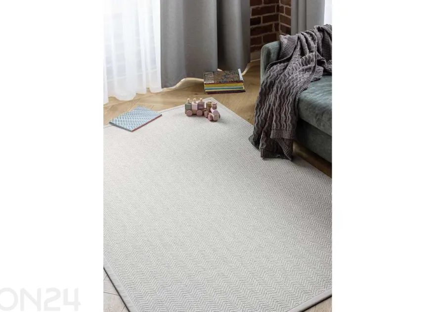 Narma villamatto Bergen™ pyöreä white Ø 160 cm