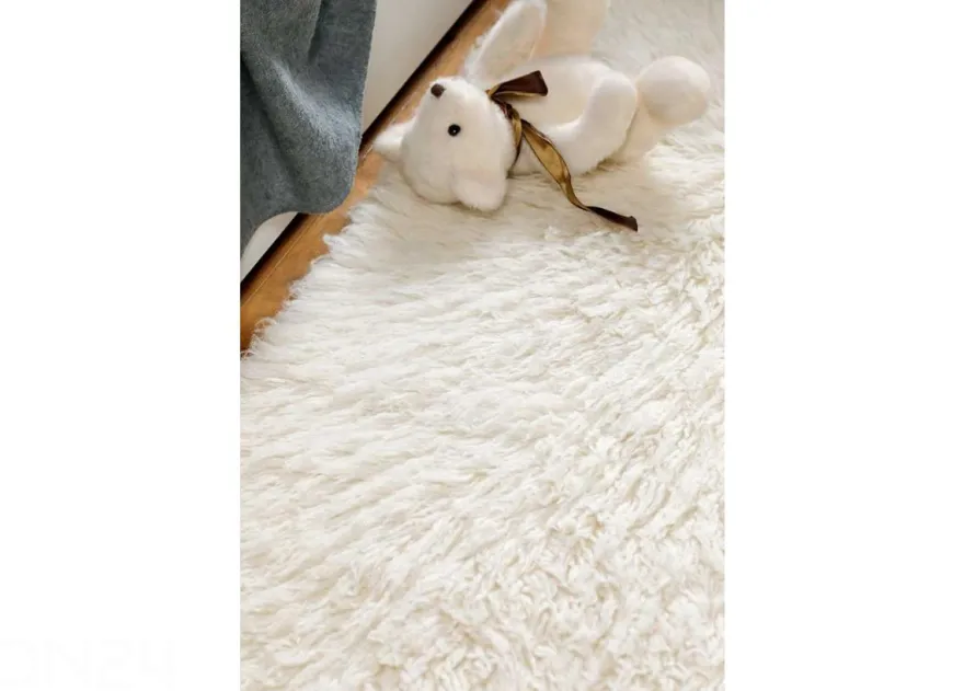 Narma villamatto Flokati white 60x120 cm