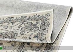 Narma viskoosimatto Fatima sand-blue 80x125 cm