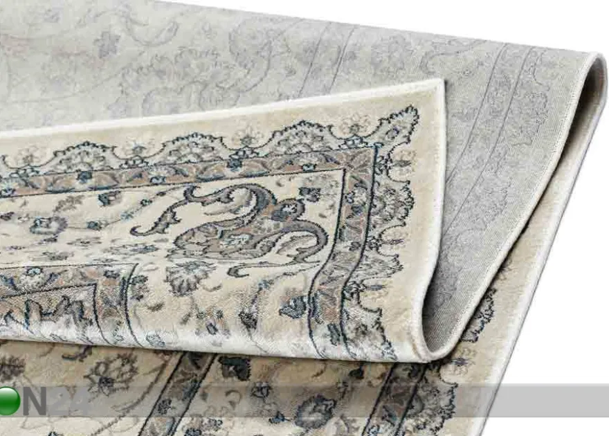 Narma viskoosimatto Fatima sand-blue 80x125 cm