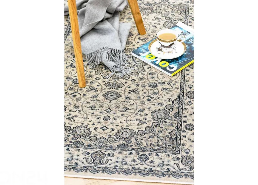 Narma viskoosimatto Fatima sand-blue 80x125 cm
